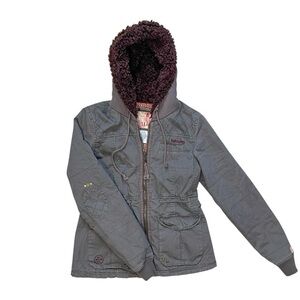 Billabong Fur Hoodie Light Jacket